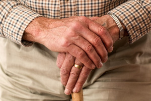 hands elderly