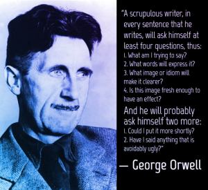 Writing Quote George Orwell