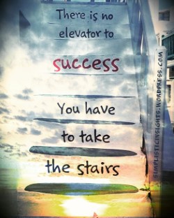 staircase to success